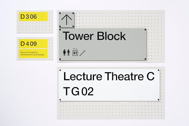 Prototypes of the signage