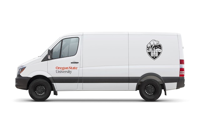 The identity reflects the rugged, outdoorsy ethos of the university.